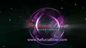 jazzy blonde gives awesome cfnm blowjob and cumshot