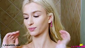 Picture Perfect Blonde Took A Shower Before Casting