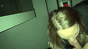 horny wife fucked at gloryhole by huge dick