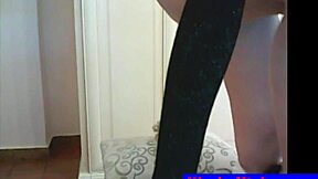 Weird wot costume striptease with dildo