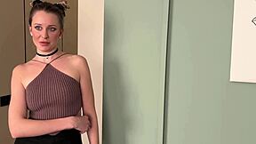I tried to fix my slut stepsister but she grabbed my cock