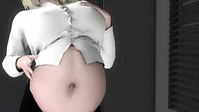 Secretary Belly Inflation