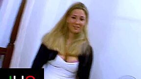 Sexy curvy blonde girl fucked in pussy and ass in a fantastic way
