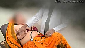 doctor checking patient and got tempted