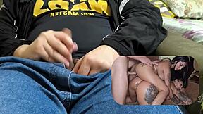 react i fulfill my husbands dream and we have a threesome with my best friend yasmina khan mariana martix