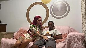 horny asian cockslut with giant tastey baps enjoys blowing 2 rigid stiffys expertly before getting nailed by an asian slut