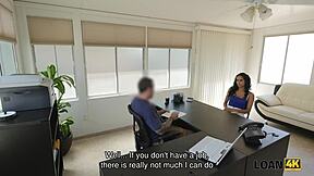 adorable girl pays with sex for her rent and gets pleasure