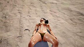 tk8 ryona xiaoyu gold bikini