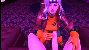 Rogue take good cares of you vr game purple dream cosplay