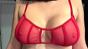 Italian big tits milf artemisia love shows her juicy boobs in bra
