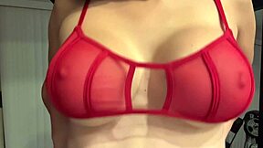 Italian big tits milf artemisia love shows her juicy boobs in bra