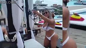 Angel Lima appears in a series of homemade Peruvian videos