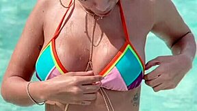 anitta looks hot on beach