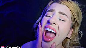 Petite latina gets hardcore anal pounding with rimming and cum
