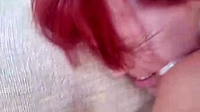 Sex On Balcony With Naughty Redhead Neighbor