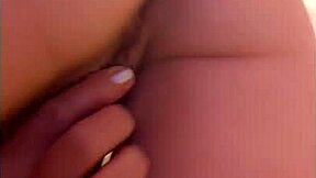 hotwife steffi white satin pussy dance