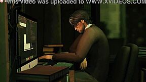 Naughty Student Enjoys Big Cock While Librarian Watches