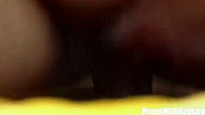 hairy pussy blonde mature fumbled by two cocks