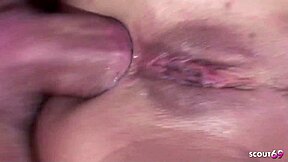 Mature in lingerie loves hard anal and cum