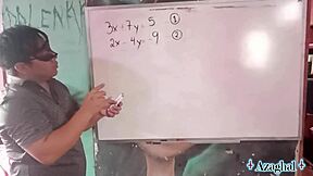 asian roleplay creampie equation with japanese actress