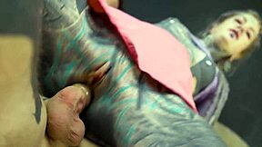 Hippie Plays With Dildo Solo