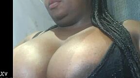 deepthroating while bouncing my big tits