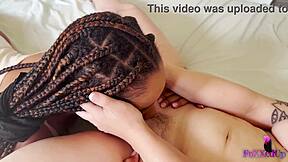 emma magnolia enjoys lesbian licking with big black cock