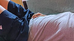 My step brother-in-law comes into my room to fuck me