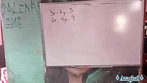 asian roleplay creampie equation with japanese actress