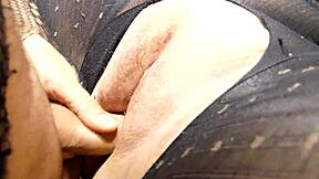 closeup homemade cumshot