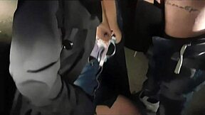 Nympho wife gets fucked three times by crane guy