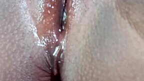 close up pov vaginal and anal exploration with oil