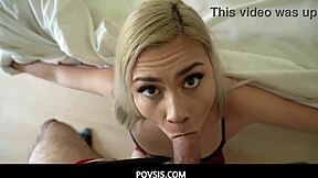 povsis punished stepsister lets stepbrother play with her tits