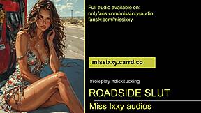 Roadside slut - blowjob audio only