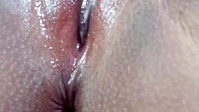 close up pov vaginal and anal exploration with oil