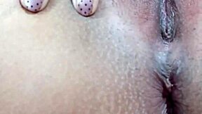 close up pov vaginal and anal exploration with oil