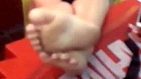 Close up feet focus