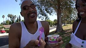 fucking big boobed black milf mom today