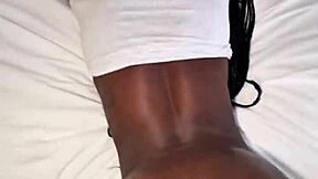 petite creamy pussy ebony takes bbc like a good girl