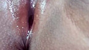 close up pov vaginal and anal exploration with oil