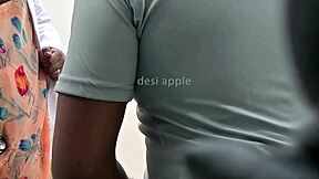 indian doctor sultana checking patient dick