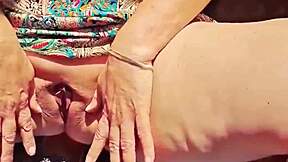 Maturemons horny mature displays super close up wide open cunt.