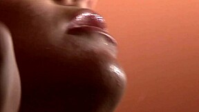 close up intimate facial and cum covered teasing in soft session