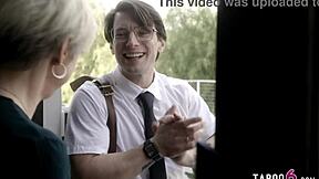 young guys try to convert huge tits granny dee williams