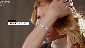 a dripping creampie for naughty maid holly molly