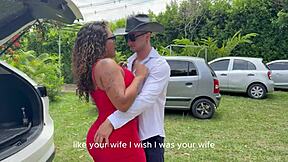 Beautiful Ebony Milf Rides Stepson Big Dick Horny