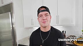 Step mom gets freeused on her birthday in this pov surprise