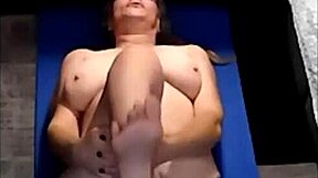 hot mature does naked yoga then masturbates