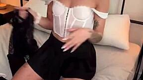 Sexy Blonde Dylan Moore Worships Monster Cock With Deepthroat And Handjob
