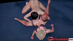 sexy blonde gets wet pussy licked with vibrator